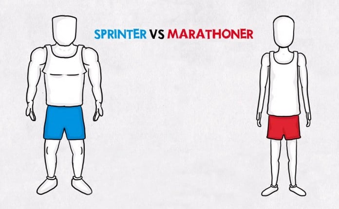 maratoniano y velocista diferencias 3cab