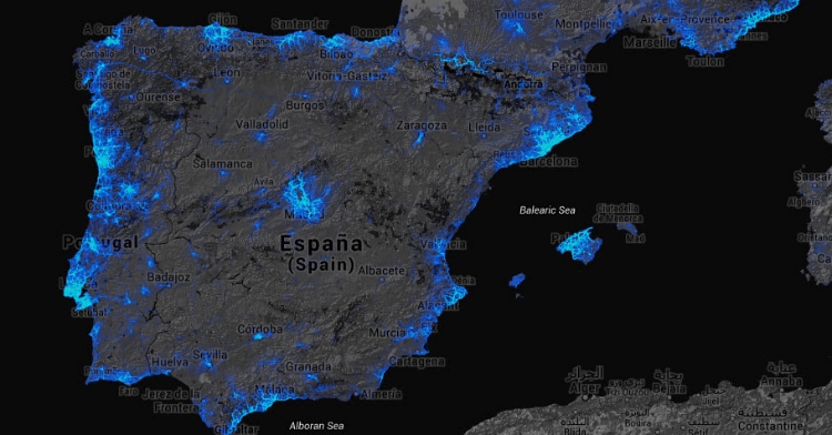 strava heatmap mapa de calor espana