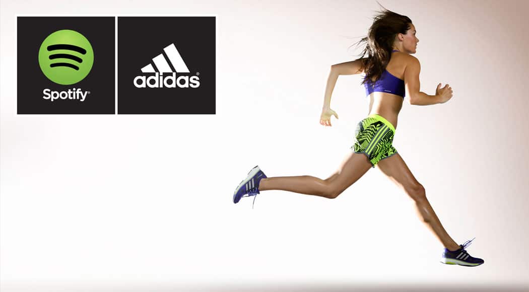 Crea listas de música para con y Adidas - de Runner