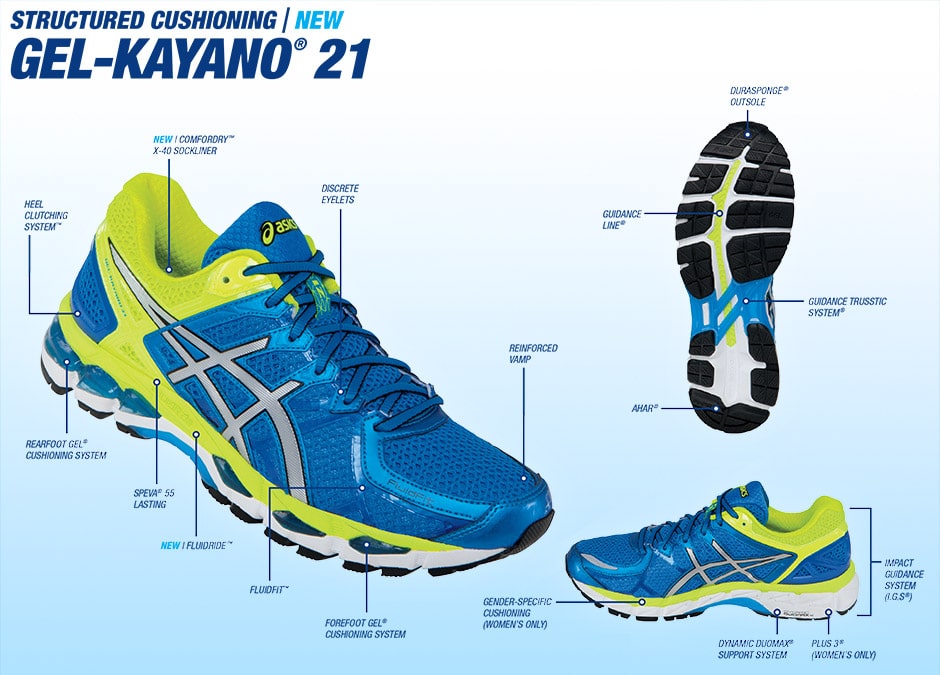 asics gel kayano 21 hombre