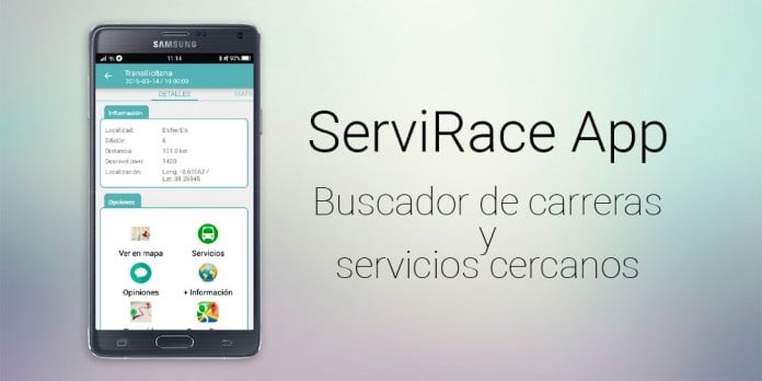 Servirace App buscador de carreras