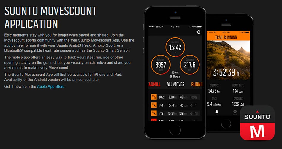 Suunto Ios App SUUNTO AMBIT3 PEAK SAPPHIRE WATCH