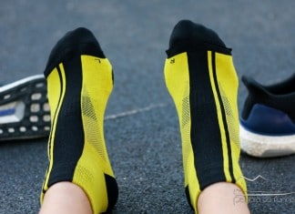 Calcetines Xwin running amarillos