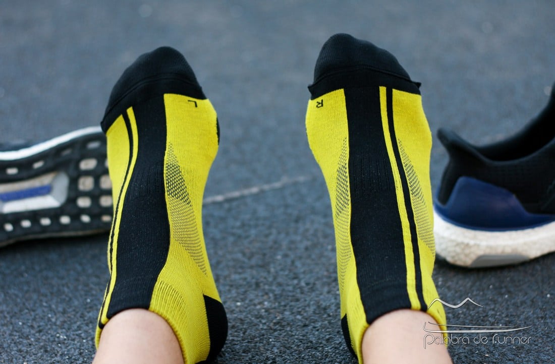 Calcetines Xwin running amarillos