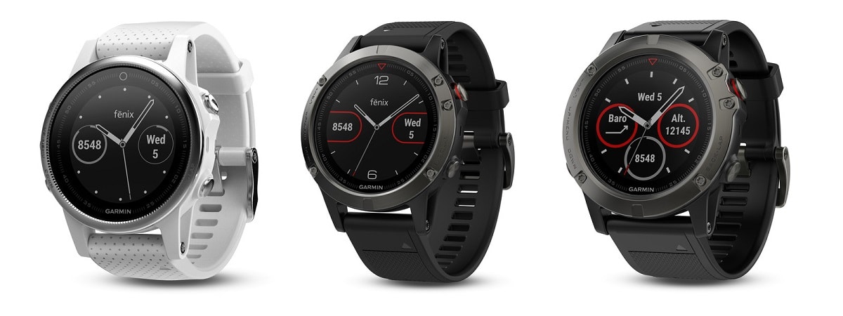 Garmin Fenix 5, Fenix 5S y Fenix 5X ya son oficiales