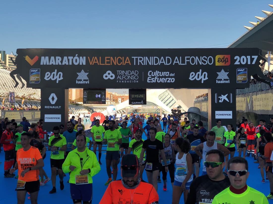 Maratón valencia 2017