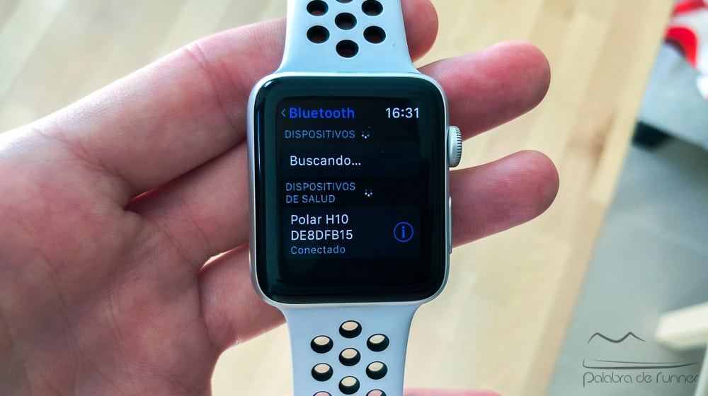 Apple Watch con cinta pulso de pecho