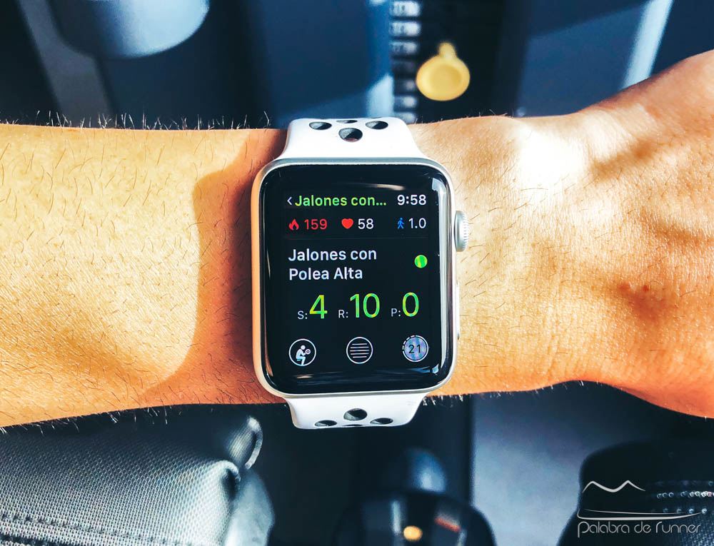 smartgym app gimnasio en apple watch