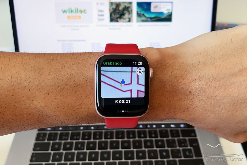 grabar rutas en apple watch con wikiloc