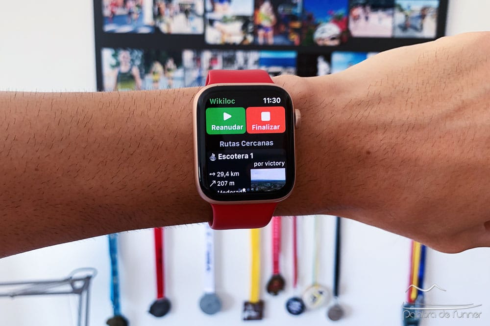 wikiloc disponible en el apple watch