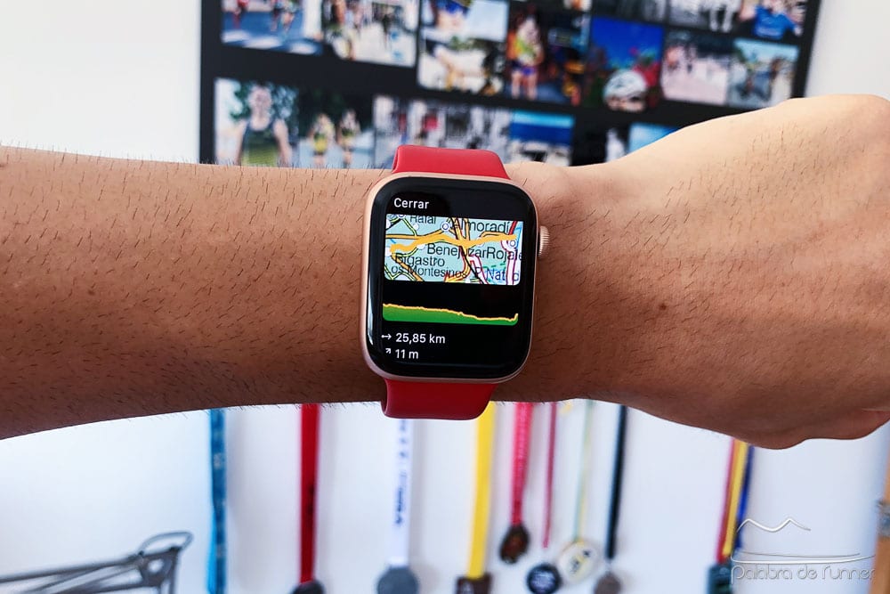 rutas wikiloc en apple watch