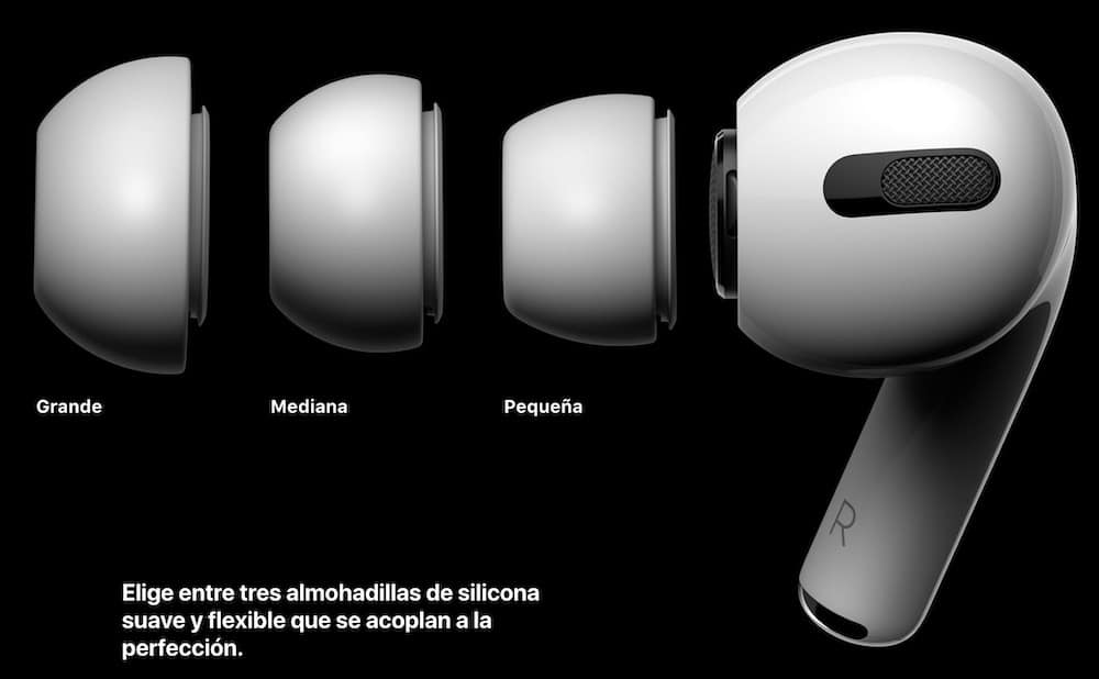 Elegir las almohadillas de AirPods Pro y usar Prueba de almohadillas -  Soporte técnico de Apple (US)