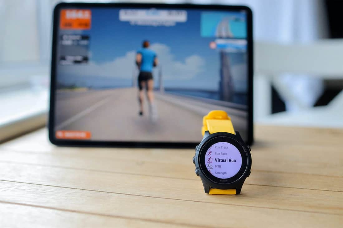 Garmin Forerunner con Zwift Run