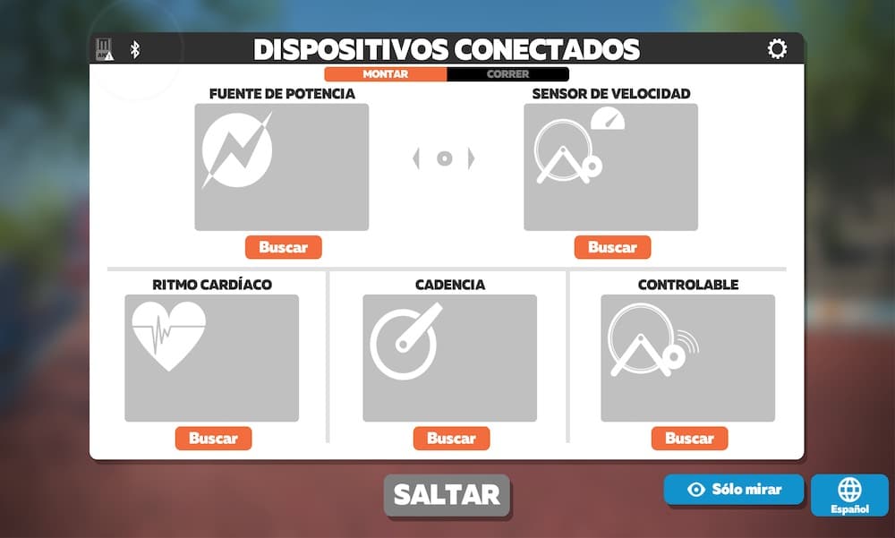 Conectar sensores zwift