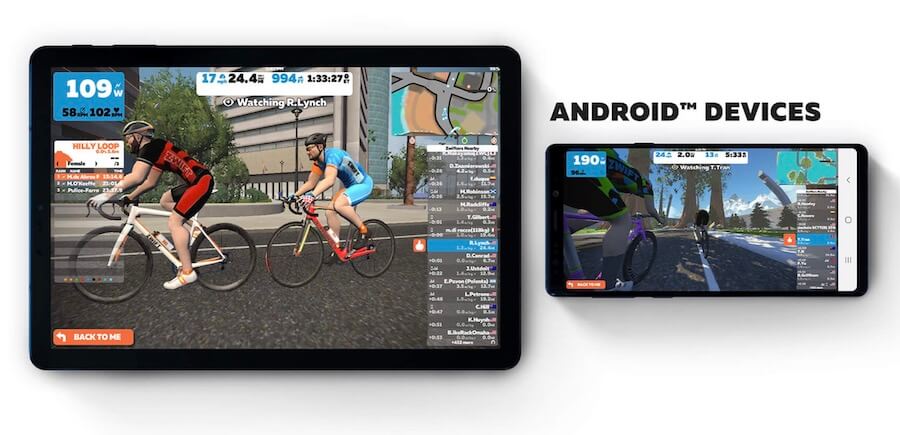 instalar Zwift en Android Aplicación para tablet y movil