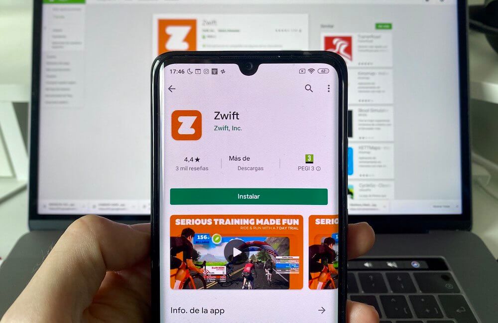 Instalar Zwift android no compatible
