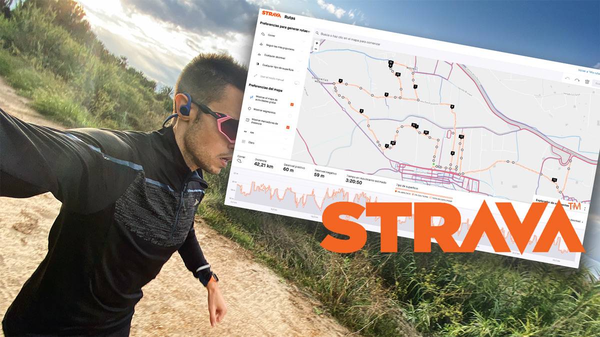 como crear ruta en strava