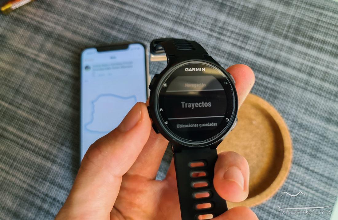 ruta strava en trayectos garmin reloj gps