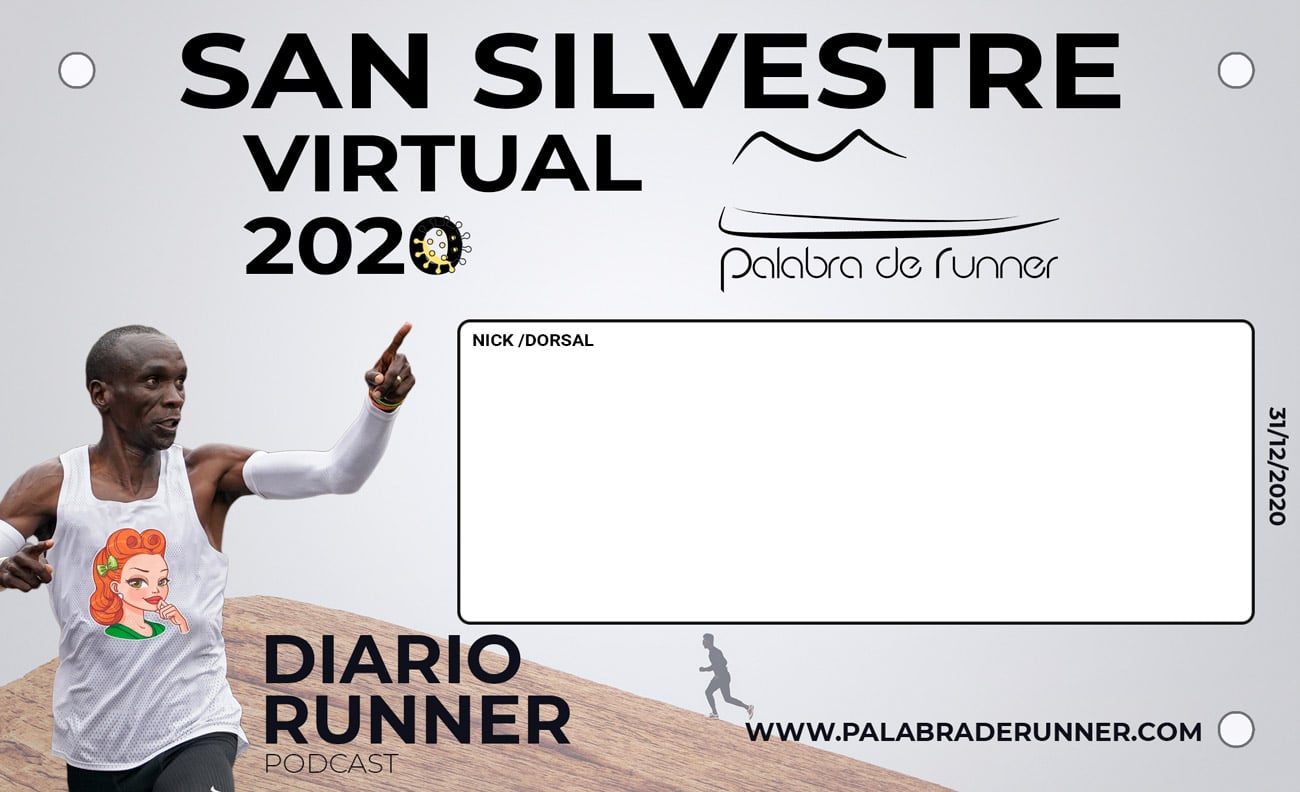 Dorsal San Silvestre Palabra de Runner.