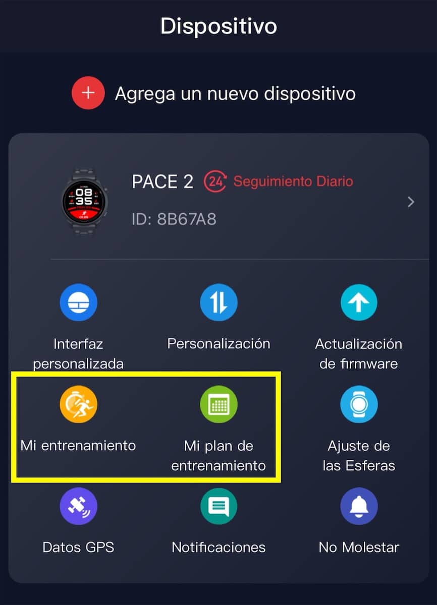 mi entrenamiento coros app