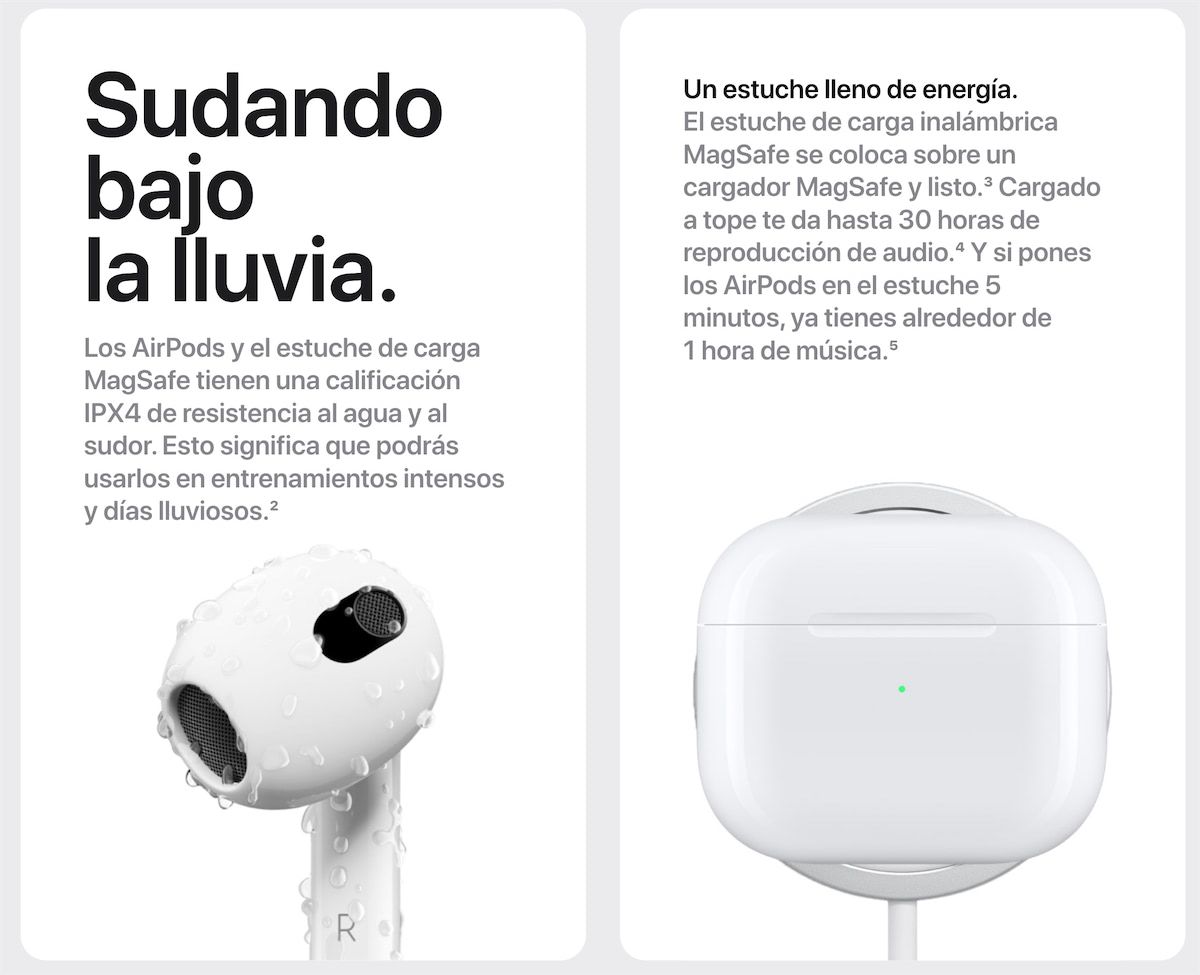 AURICULAR APPLE AIRPODS 3 (3DA GENERACIÓN)