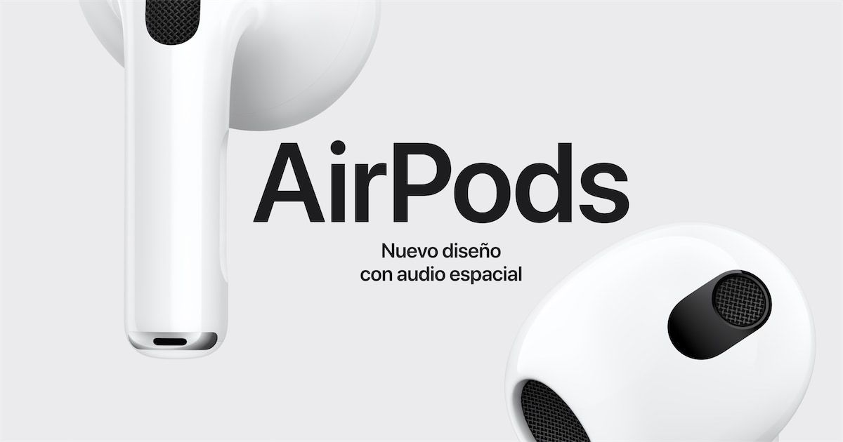 Apple AirPods 3: sonido espacial con Dolby Atmos y nuevo diseño