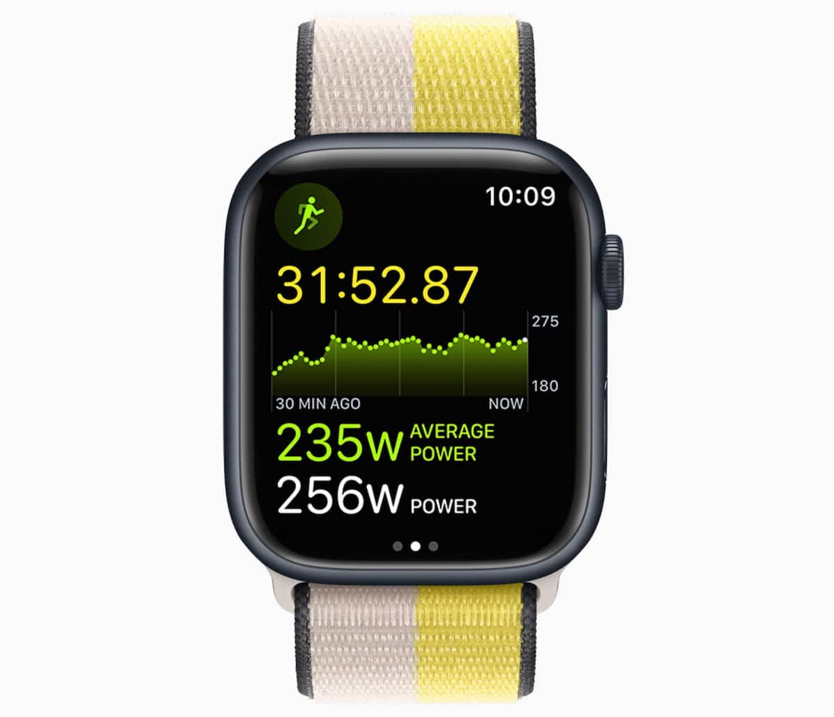 Potencia carrrera apple watch watchos 9