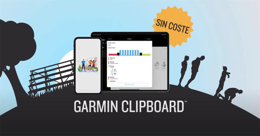 Así es Garmin Clipboard y todas sus funciones para entrenadores