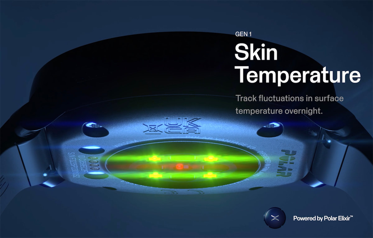 Sensor temperatura en en Polar Vantage V3