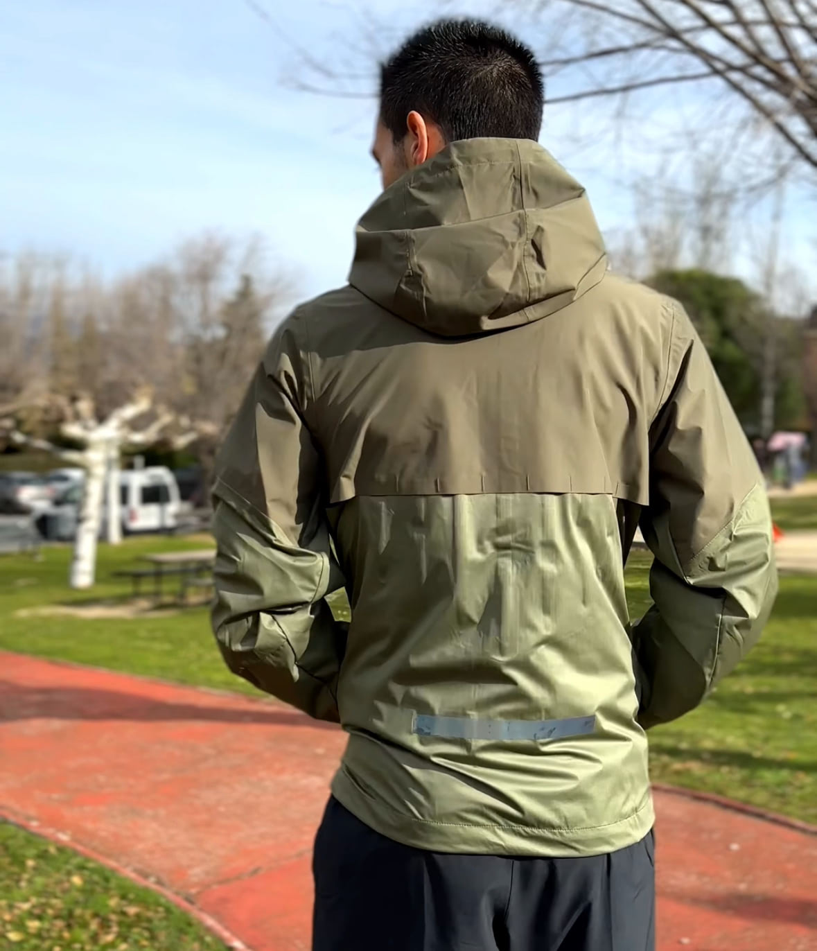 nike aerogami review correr chaqueta impermeable