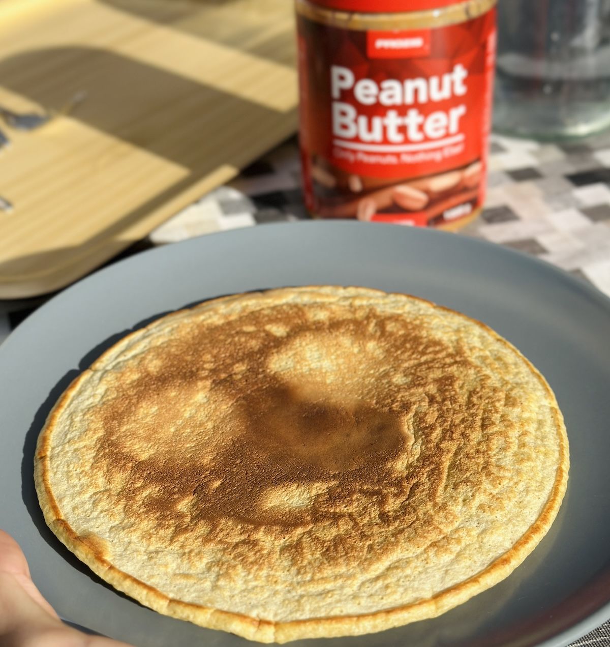 tortita con avena harina