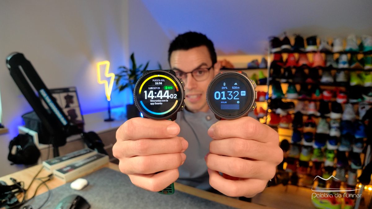 diferencia pantalla AMOLED suunto vertical 2 vs pantalla mip vertical 1